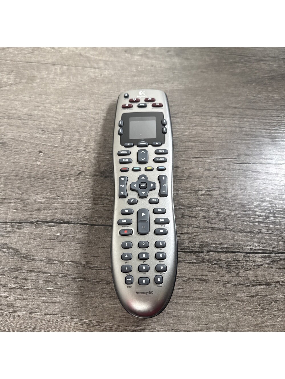 Logitech Harmony 650 All in One Universal Remote Control - TESTED WORKS